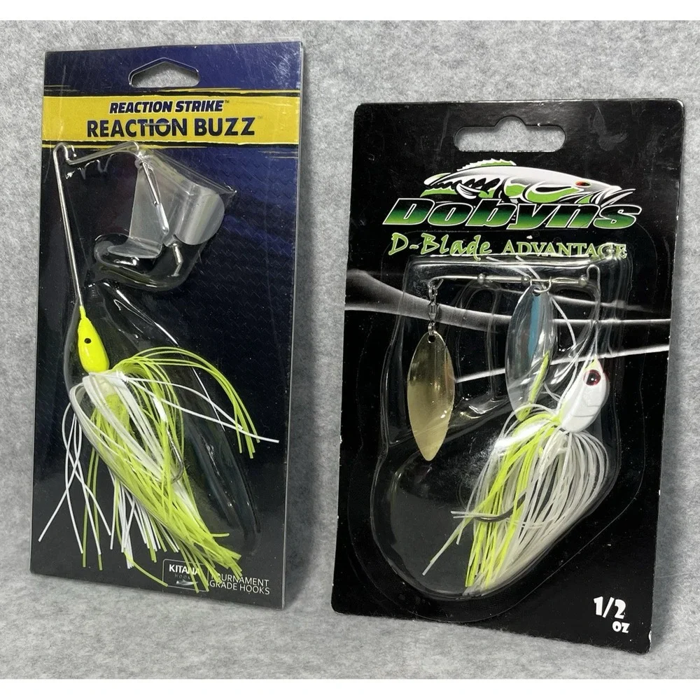 Reaction Strike Buzz Lure RSBUZZ3/8-CW Dobyns D-Blade Advantage ADV1/2A07 White